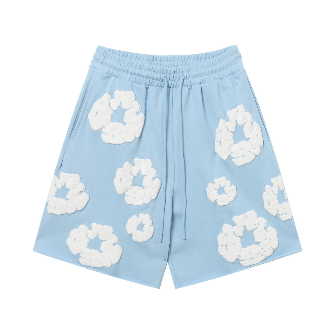 Denim Trs Sky Blue Short set