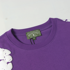 Denim Trs Purple Short set