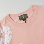 Denim Trs Pink Short set