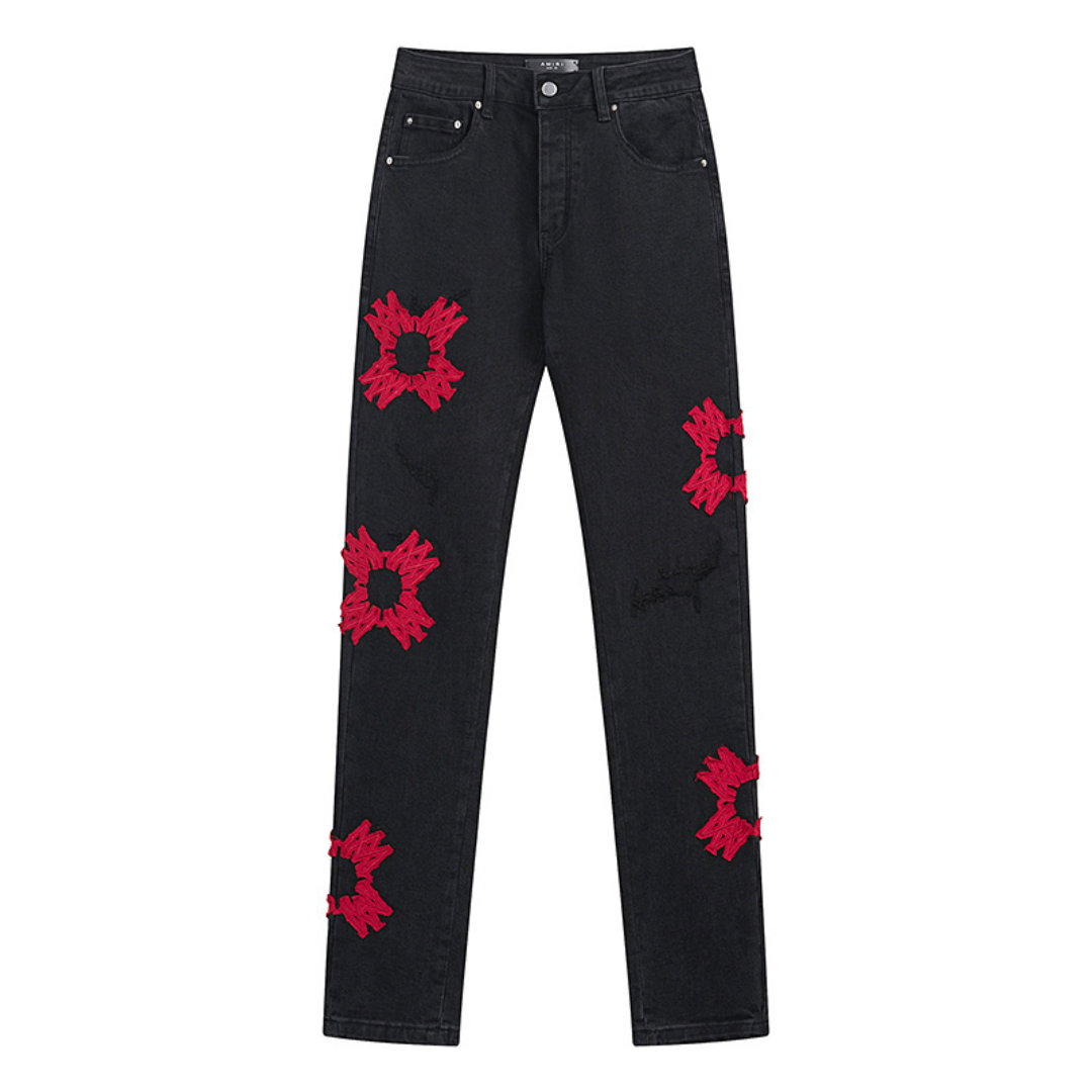 Amr Varsity Logo Jeans