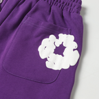 Denim Trs Purple Short set