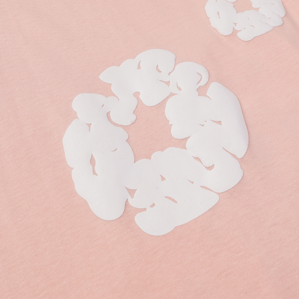 Denim Trs Pink Short set