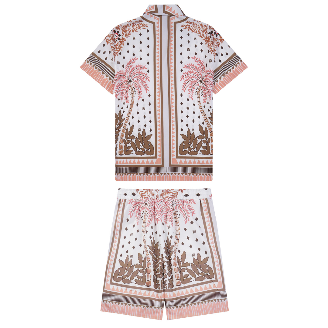 Amr Monogram Short Set