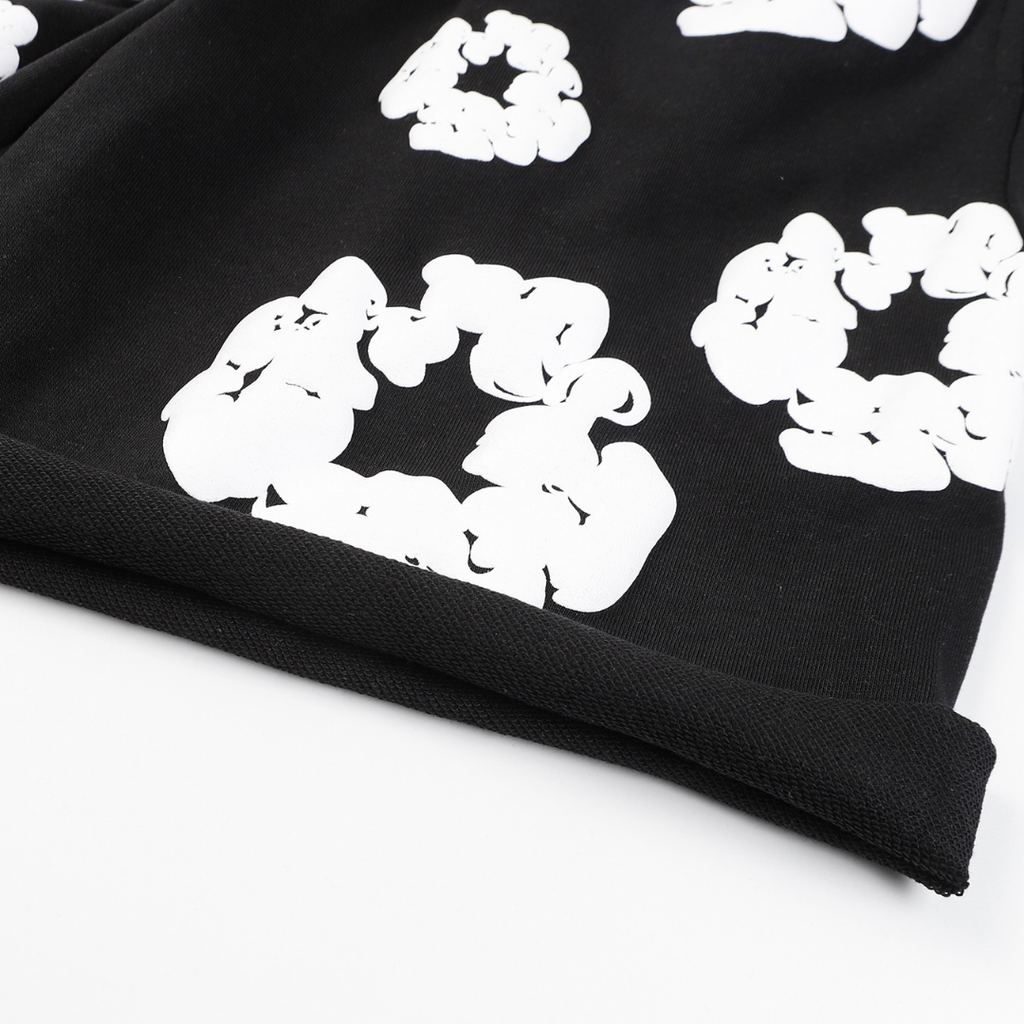 Denim Trs Black Short set