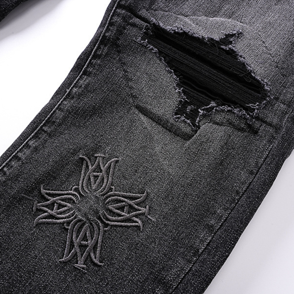 Amr Varsity Logo Jeans