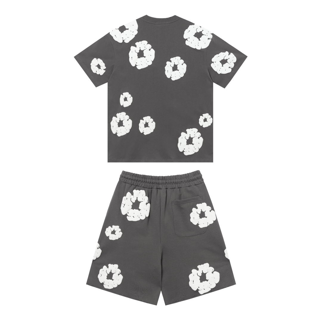 Denim Trs Carbon Short set