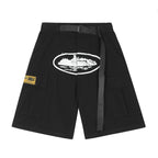 Alcatraz Cargo Black Shorts