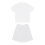 Denim Trs Triple White Short set
