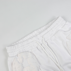 Denim Trs Triple White Short set