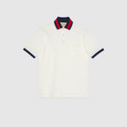 Cotton piqué polo shirt