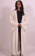 LONGLINE CARDIGAN CREME