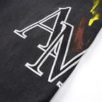 Amr Staggered Logo Jeans
