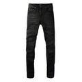 Amr Triple Black Logo Jeans