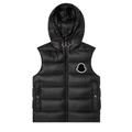 Monogram Hooded Logo Gilet