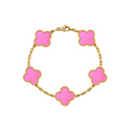 'Cleef' Clover Bracelet - Mulitcolour