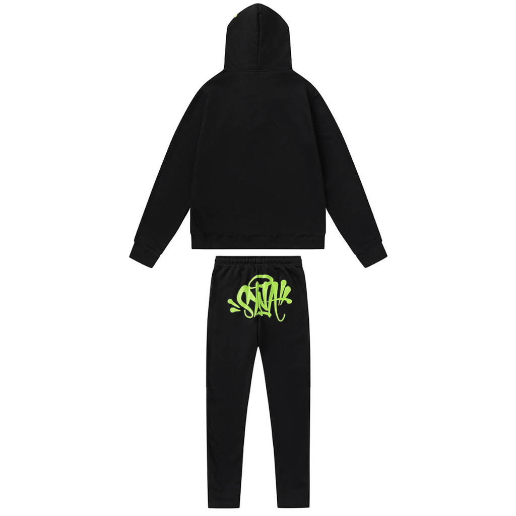 Syna Black Green Tracksuit